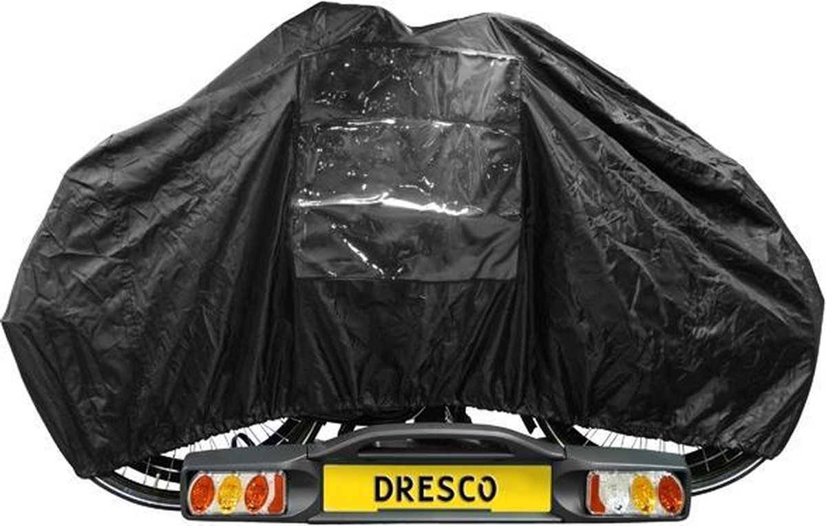 DRESCO fietshoes voor 2 fietsen polyester - Zwart