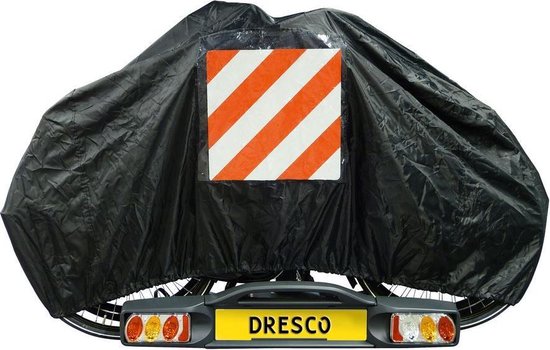 DRESCO fietshoes voor 2 fietsen polyester - Zwart