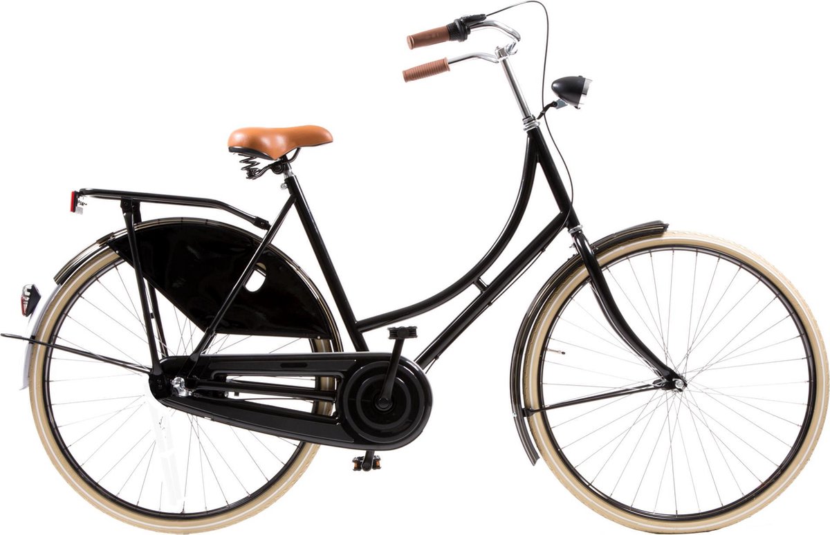 Avalon Oma Export 28 Inch 57 cm Dames 3V Terugtraprem - Zwart