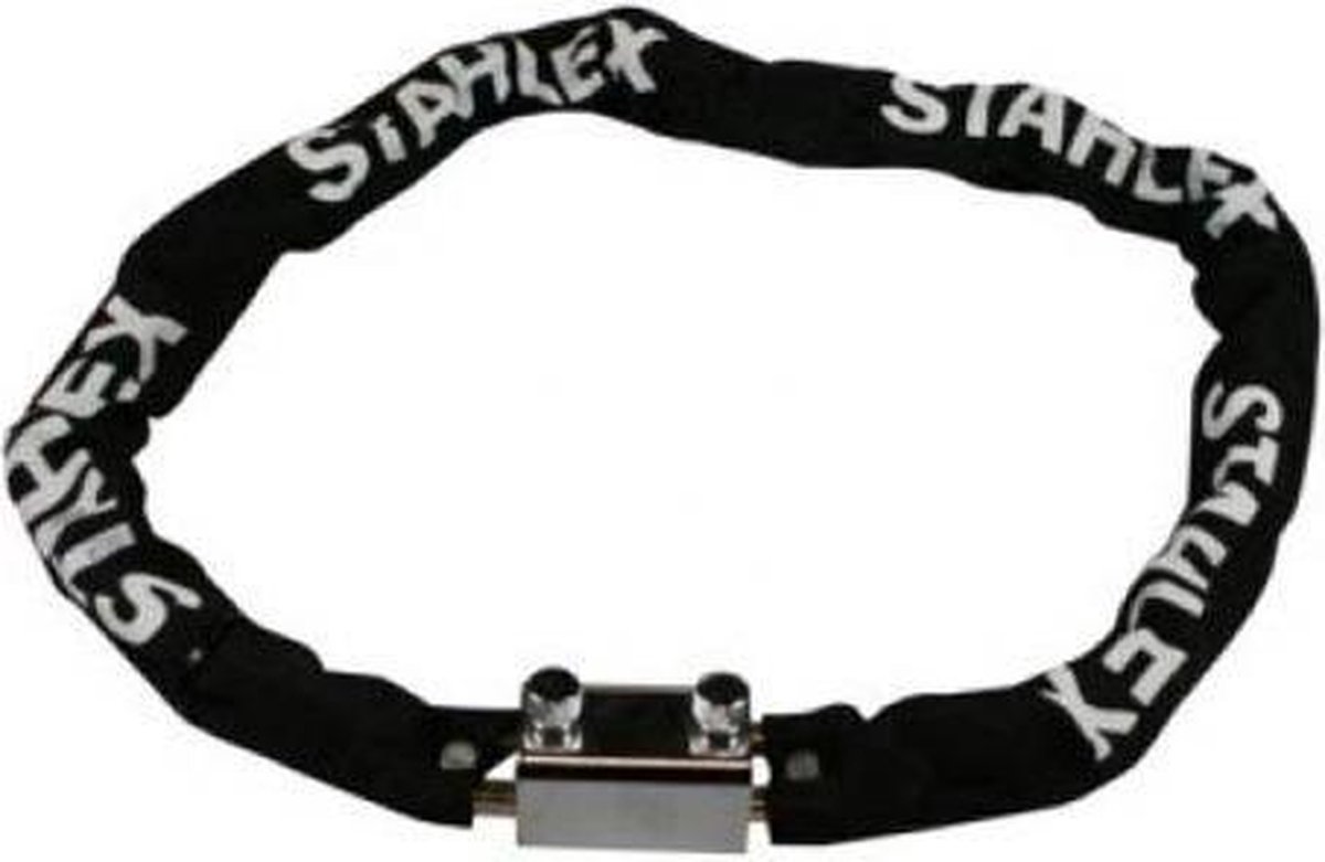 Falkx Kettingslot met nylon hoes 1200 x 8 mm - Zwart