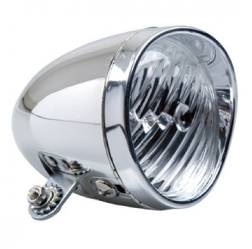 Simson koplamp Classic batterijen led zilver - Silver