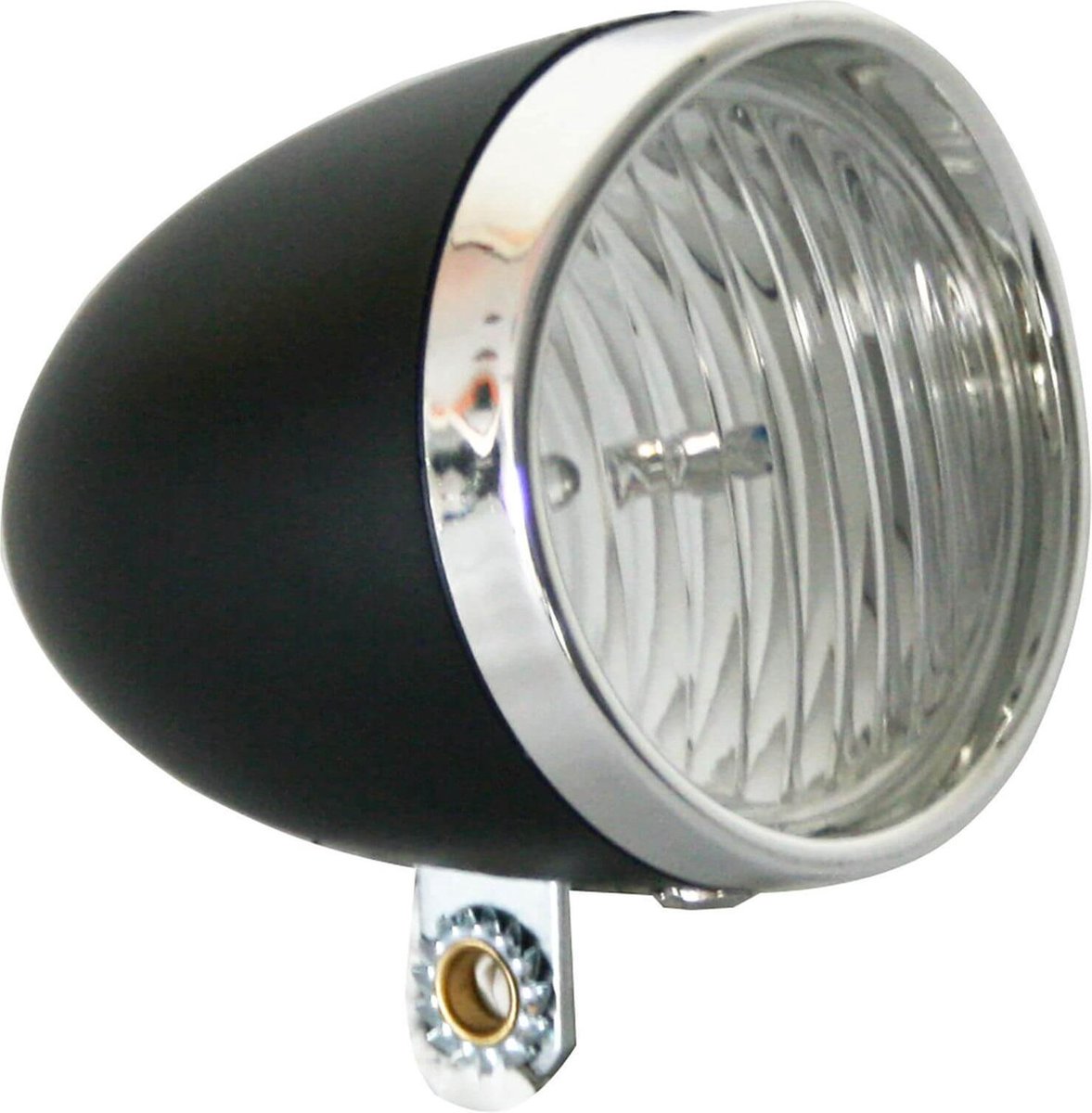 Ikzi Light Koplamp Retro LED Batterij - Zwart