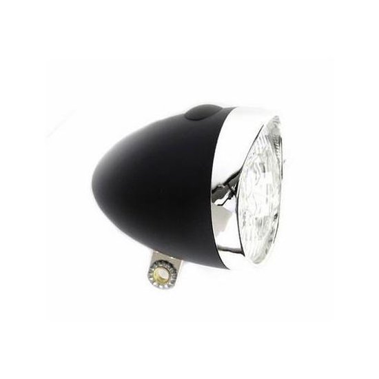 Ikzi Light Koplamp Retro LED Batterij - Zwart