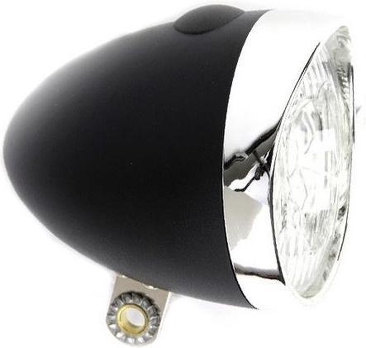 Ikzi Light Koplamp Retro LED Batterij - Zwart