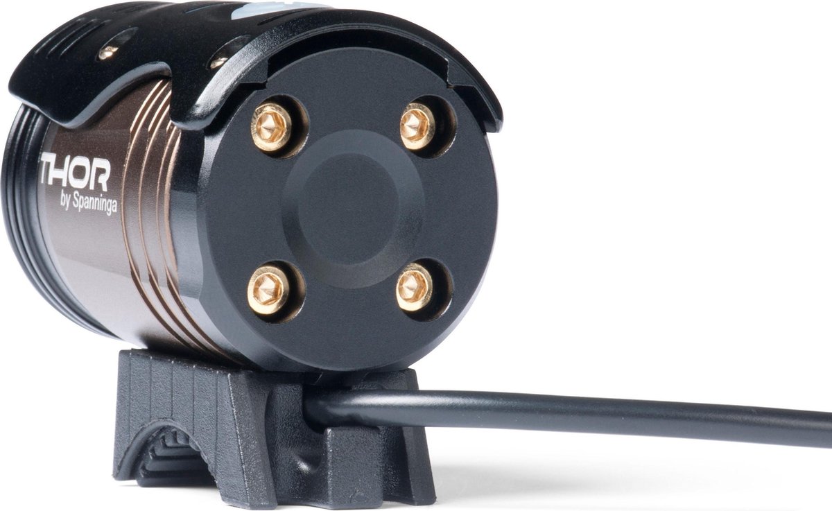 Spanninga Koplamp Thor High Power Oplaadbaar - Zwart