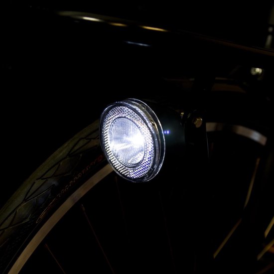 Spanninga Batterij LED koplamp Swingo XB reflectie - Zwart