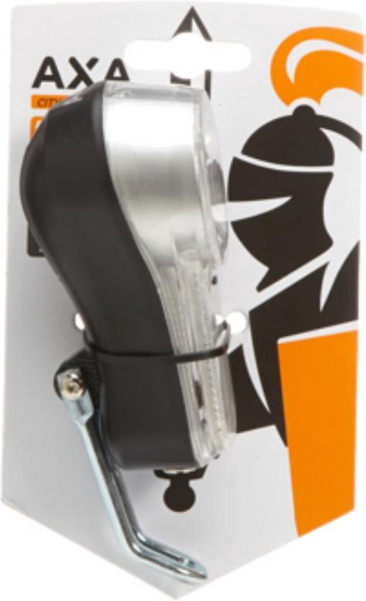 AXA Koplamp City LED Batterij Zilver - Silver