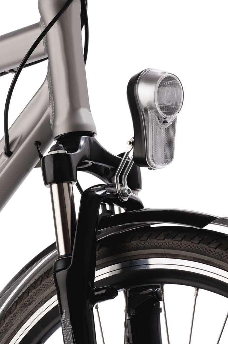 AXA Koplamp City LED Batterij Zilver - Silver