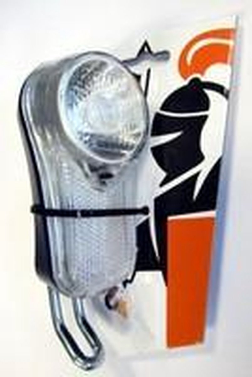 AXA Koplamp City LED Batterij Zilver - Silver