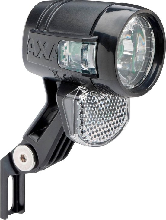 AXA Blueline koplamp 30 Lux Steady Auto - Zwart