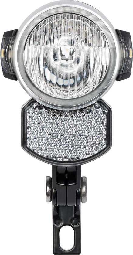 AXA Blueline Koplamp 50 Luxe T Steady Auto Dynamo - Zwart