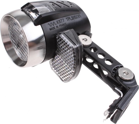 AXA Blueline Koplamp 50 Luxe T Steady Auto Dynamo - Zwart