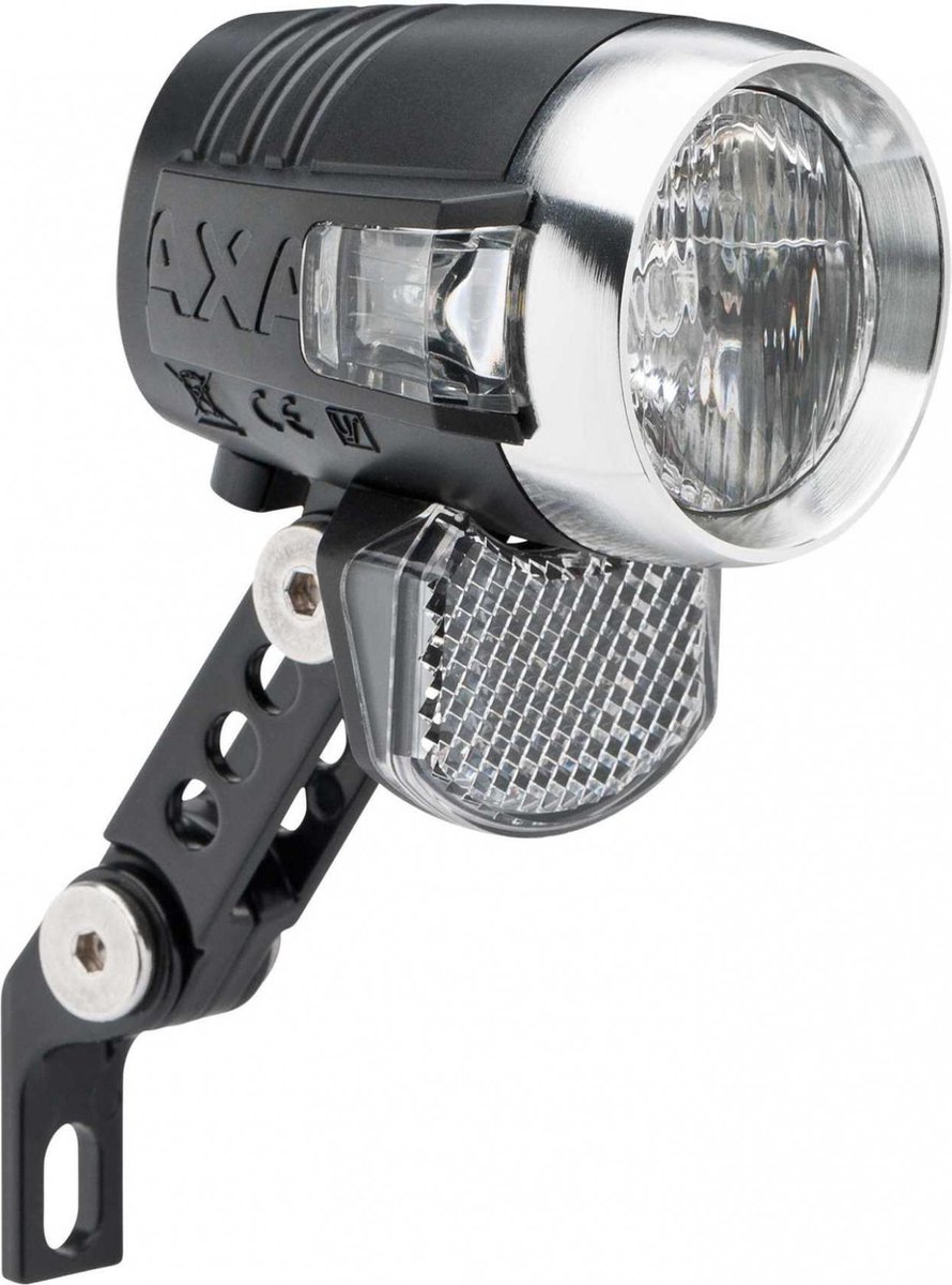 AXA Blueline Koplamp 50 Luxe T Steady Auto Dynamo - Zwart