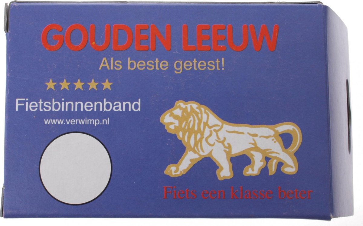 Gouden Leeuw binnenband 16 x 1 3/8 inch (37 349) DV 40 mm - Zwart