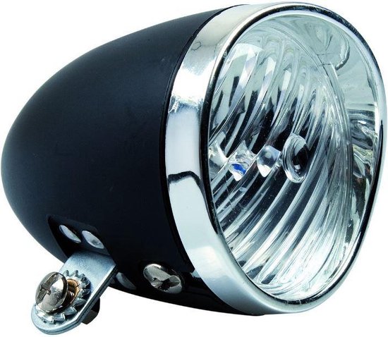 Simson koplamp Classic led batterij - Zwart