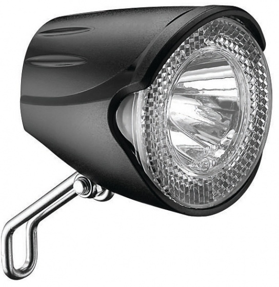 Union koplamp Venti E led accu - Zwart