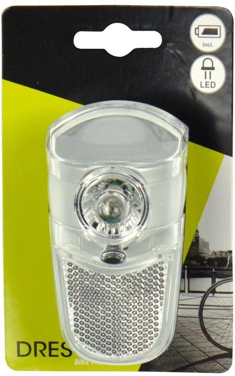 DRESCO voorlicht Tour 1 led batterijen wit/ - Grijs