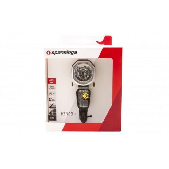 Spanninga koplamp Kendo led dynamo - Zwart