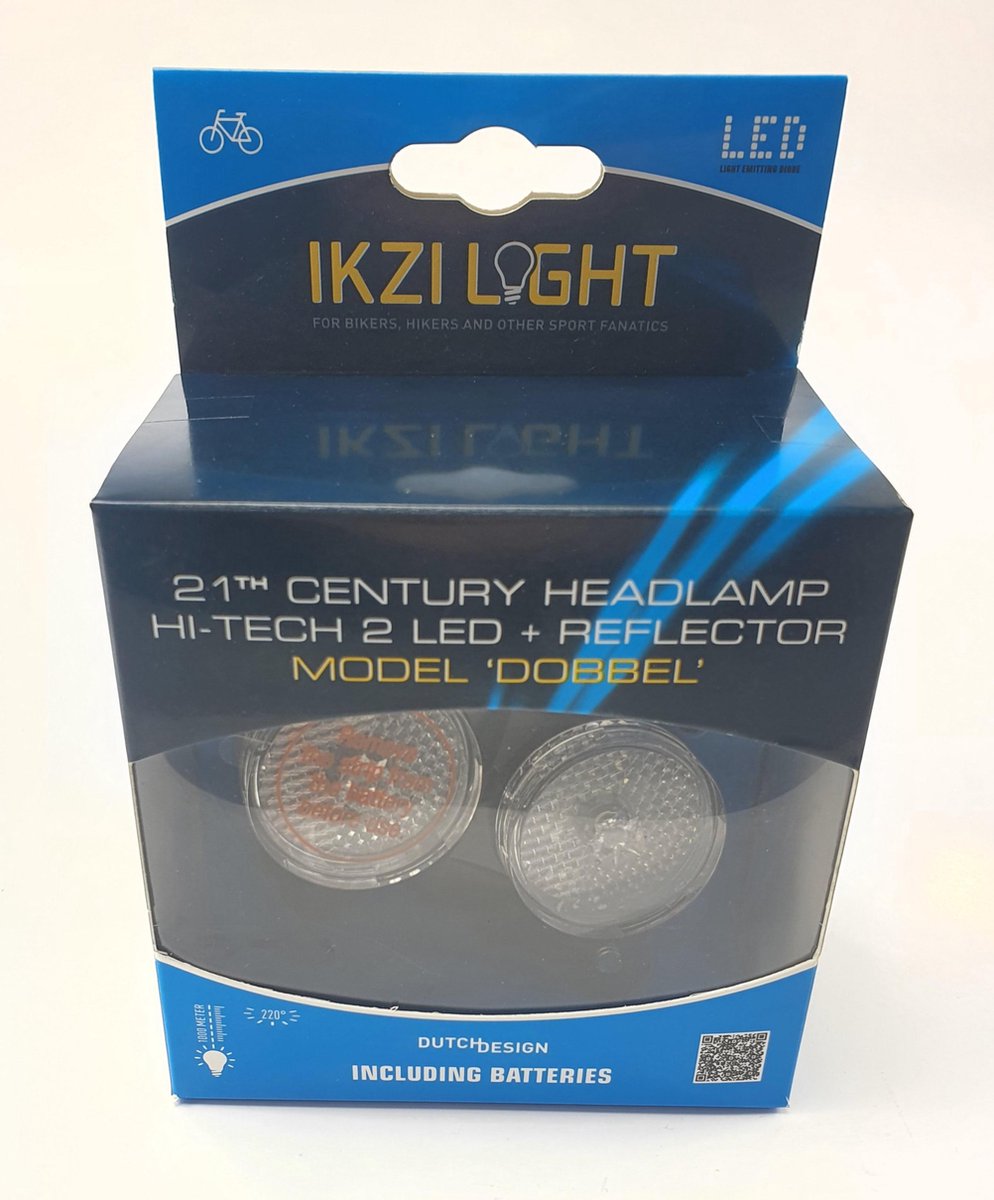 Ikzi Light retro koplamp Nero zilver - Silver