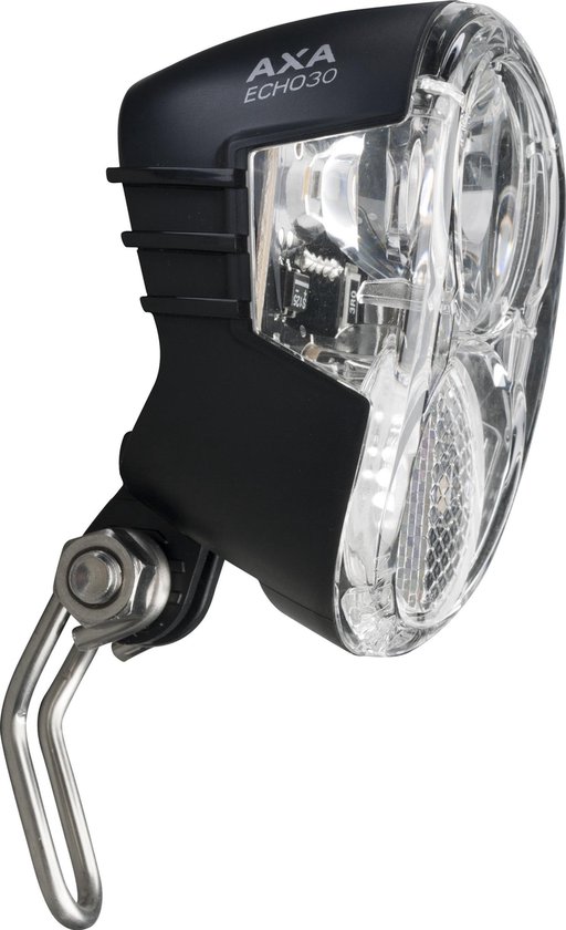 AXA Koplamp Echo30 Switch LED Dynamo Aan/Uit - Zwart