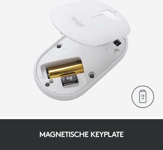 Logitech Pebble M350 Draadloze muis - Graphite - Zwart