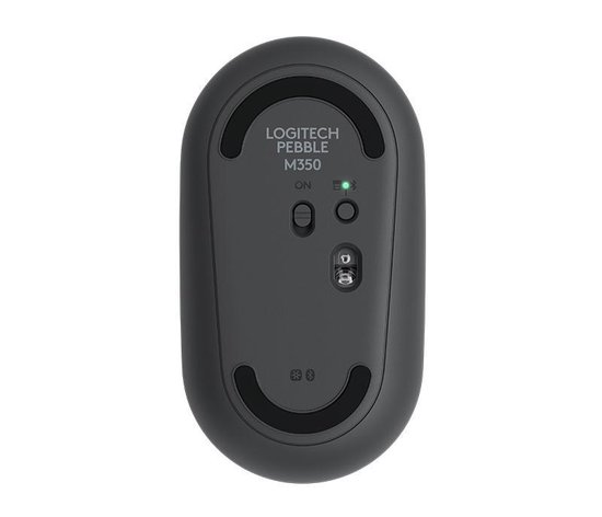 Logitech Pebble M350 Draadloze muis - Graphite - Zwart