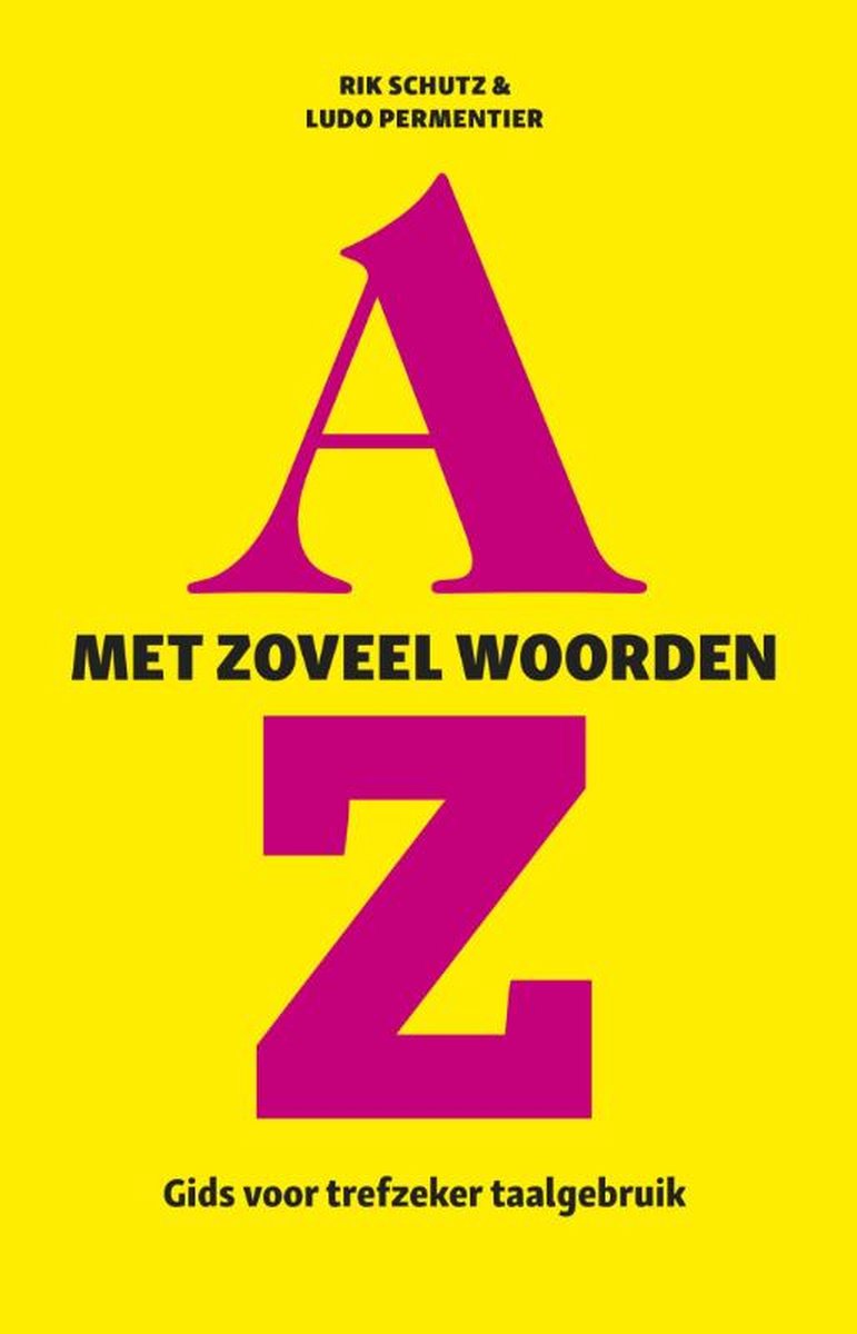 Met zoveel woorden