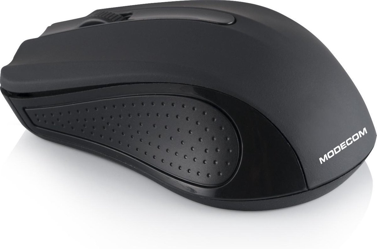 Modecom MC-WM9 muis RF Draadloos Optisch 1200 DPI Rechtshandig - Zwart