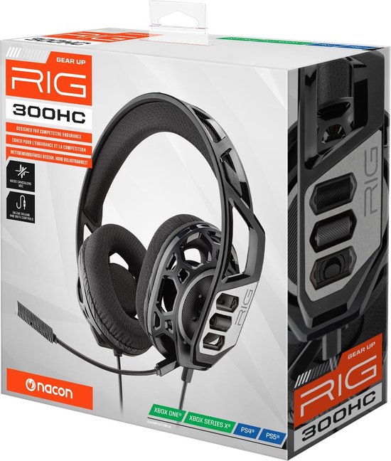 Plantronics Nacon RIG 300HC Gaming Headset - Nintendo Switch (Lite) - Zwart