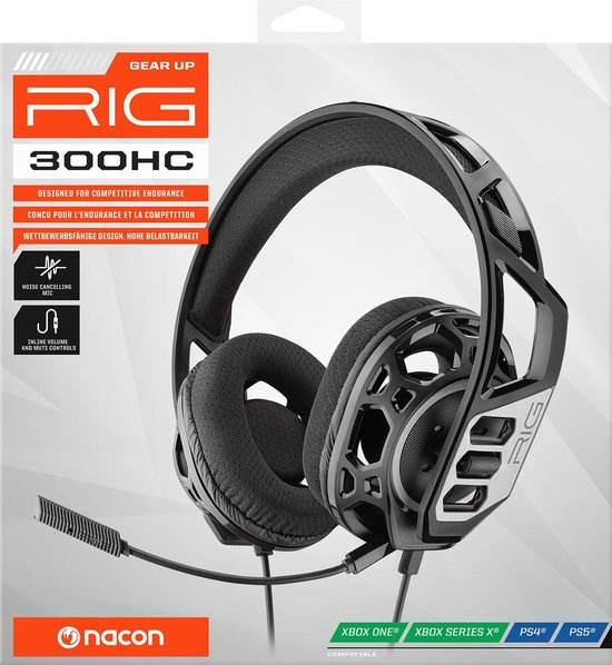 Plantronics Nacon RIG 300HC Gaming Headset - Nintendo Switch (Lite) - Zwart