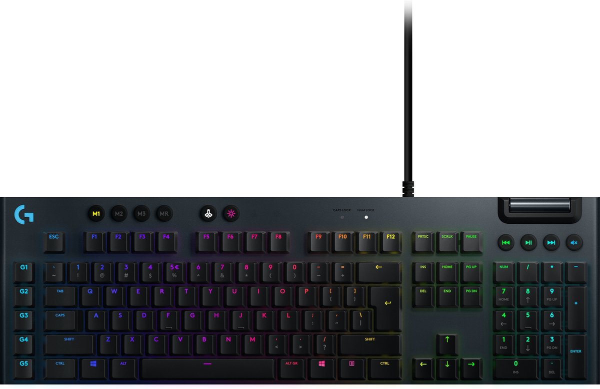 Logitech 815 Lightsync RGB Mechanical Gaming Keyboard GL Tactile QWERTY - Zwart