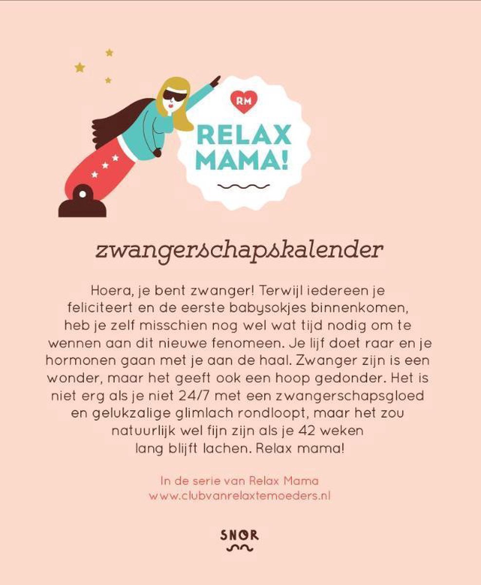 Relax mama zwangerschapskalender