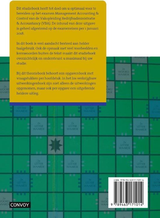 VBA Management Accounting & Control met resultaat