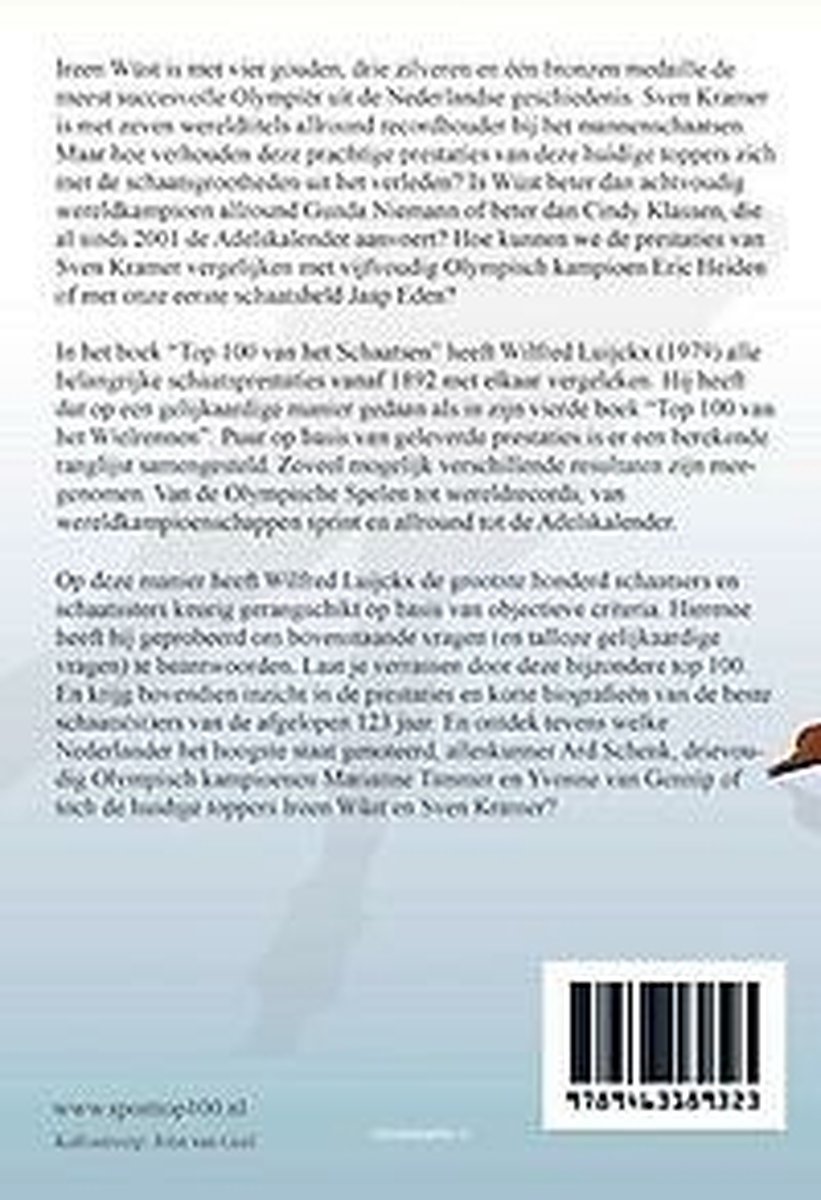 Top 100 van het schaatsen