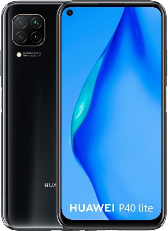 Huawei P40 lite - 128 GB Dual-sim - Zwart