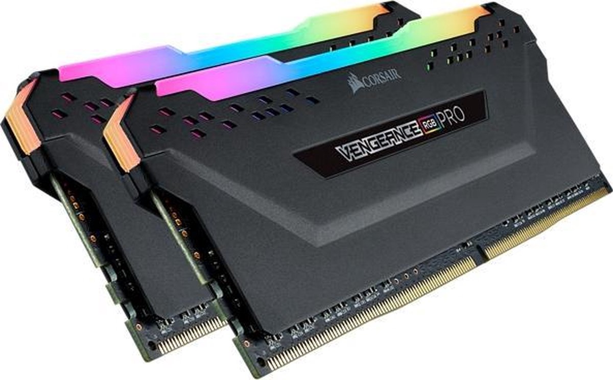 Corsair Vengeance RGB Pro 16GB DDR4 DIMM 3200 Mhz/16 (2x8GB) Black
