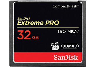 Sandisk CF Extreme Pro 32 GB 160 MB/s - Negro