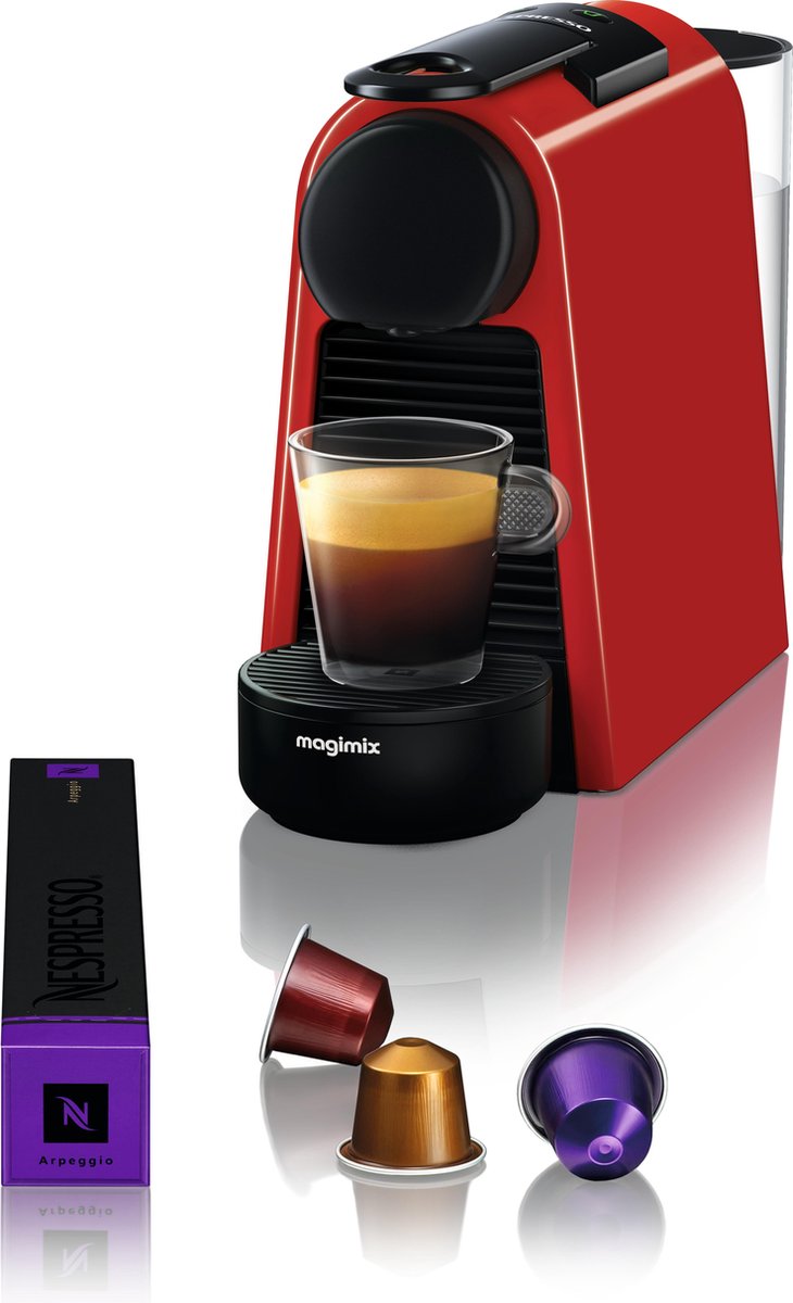 Magimix Nespresso Essenza Mini - Rood