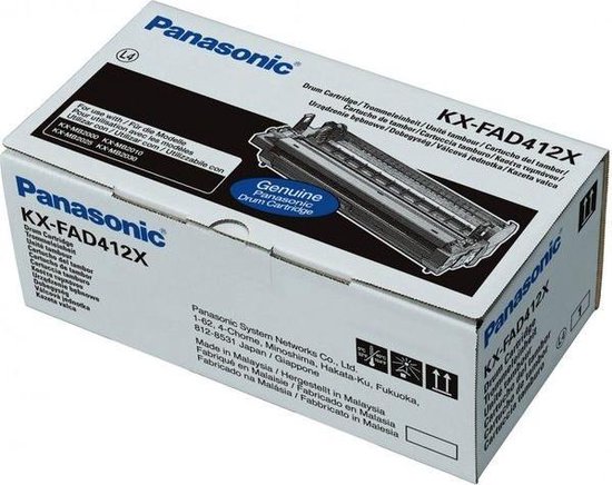 Panasonic KX-FAD412X printer drum Origineel 1 stuk(s) - Zwart