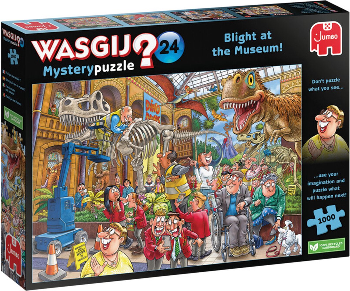 Jumbo Wasgij Mystery Puzzel 24 Paniek In Het Museum! 1000 Stukjes