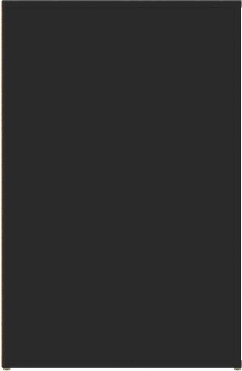 Vidaxl Bureau 100x49x75 Cm Bewerkt Hout - Zwart