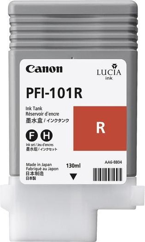 Canon PFI101 - Inktcartridge / - Rood