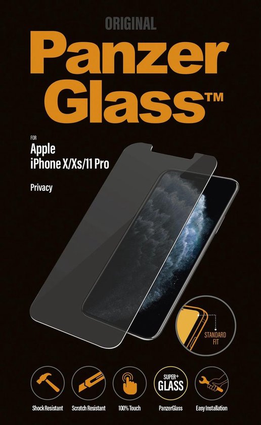 PanzerGlass Privacy Case voor Apple iPhone X/Xs/11 Pro