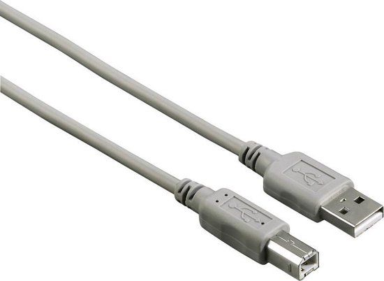 Hama USB-kabel A-B standaard 1,8m