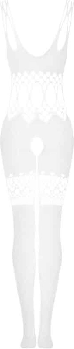 Obsessive Mesh Catsuit - Wit