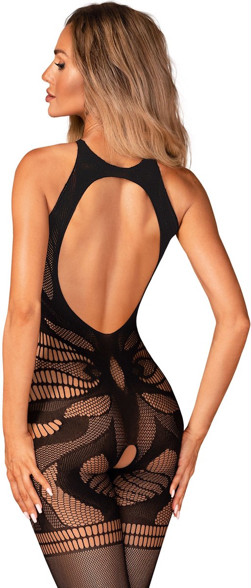 Obsessive Sexy Net Catsuit - Zwart