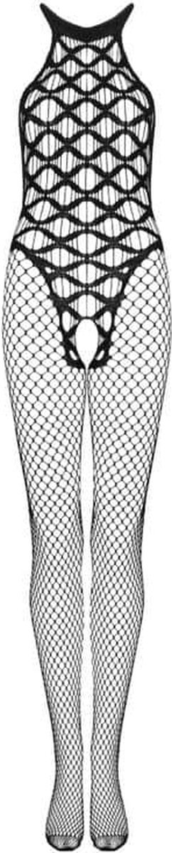 Obsessive Pikante Catsuit - Zwart