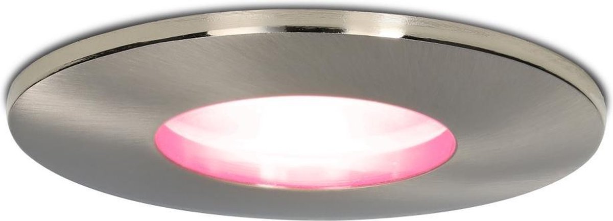 HOFTRONIC Vegas Smart Inbouwspots RGBWW IP44 Zilver - Silver