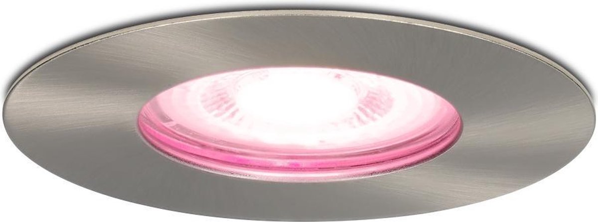 HOFTRONIC Bari Smart Inbouwspots RGBWW IP65 Zilver - Silver