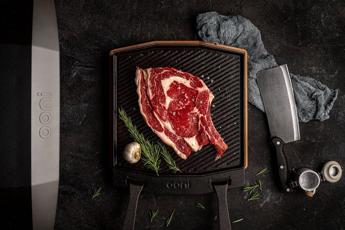 Ooni Grizzler Grillplaat - Gietijzer